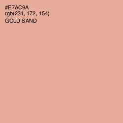 #E7AC9A - Gold Sand Color Image